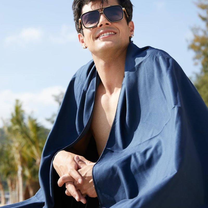 Rainleaf Microfiber Towel Perfect Travel & Gym & Camping Towel. Quick Dry - Super Absorbent - Ultra Compact - Lightweight. Suitable for Trip, Beach, Shower, Backpacking, Pool - Image 4